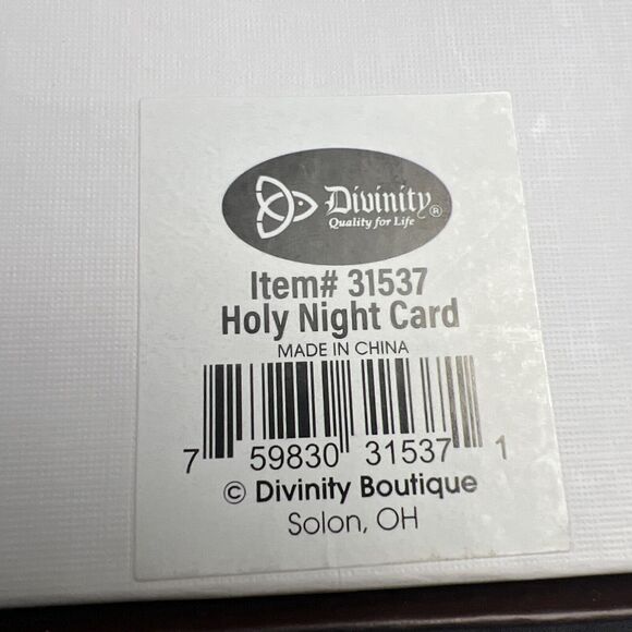 Divinity 2pc Lot of Christmas Greeting Card Boxes, 14 Cards w/Envelopes in Each - Picture 4 of 12